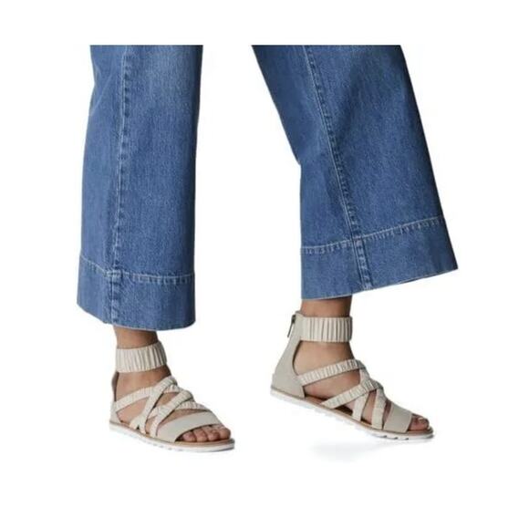 Sorel Women's Sandals in Cream and Tan - Picture 2 of 12